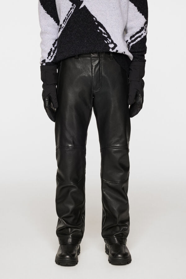 Carter Leather Pants / Black