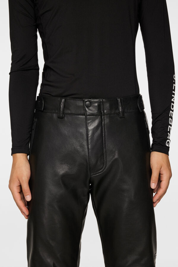 Carter Leather Pants / Black