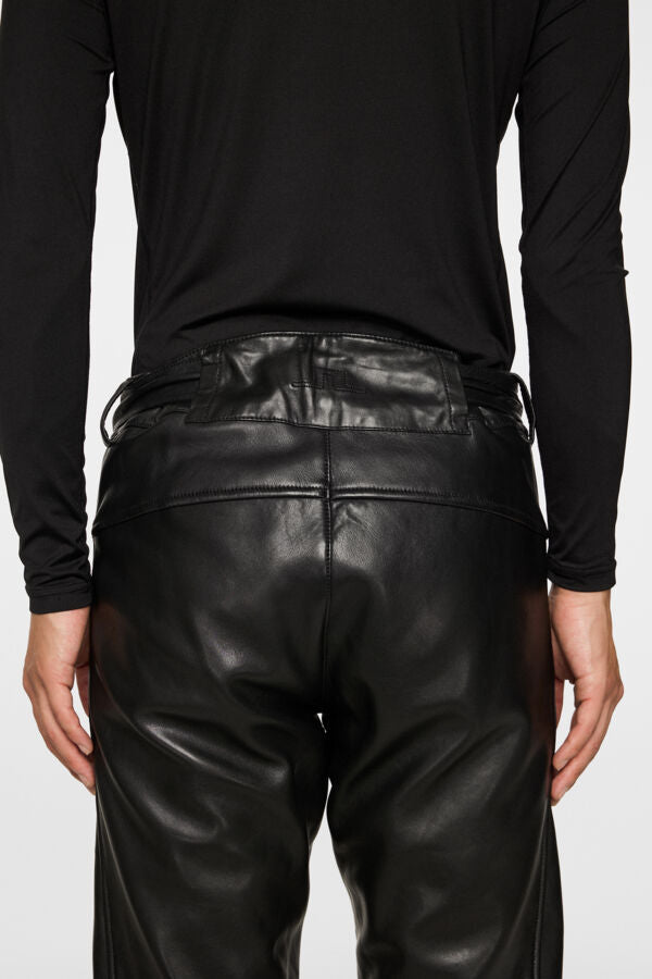 Carter Leather Pants / Black