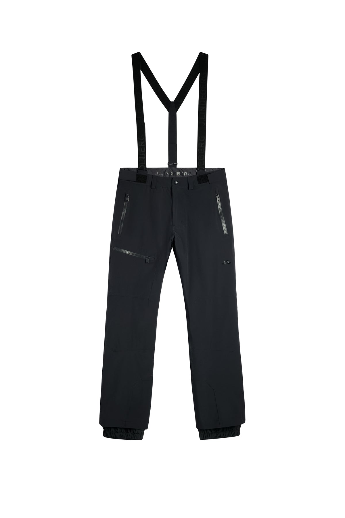 Crue Suspender Pant in Black by J.Lindeberg