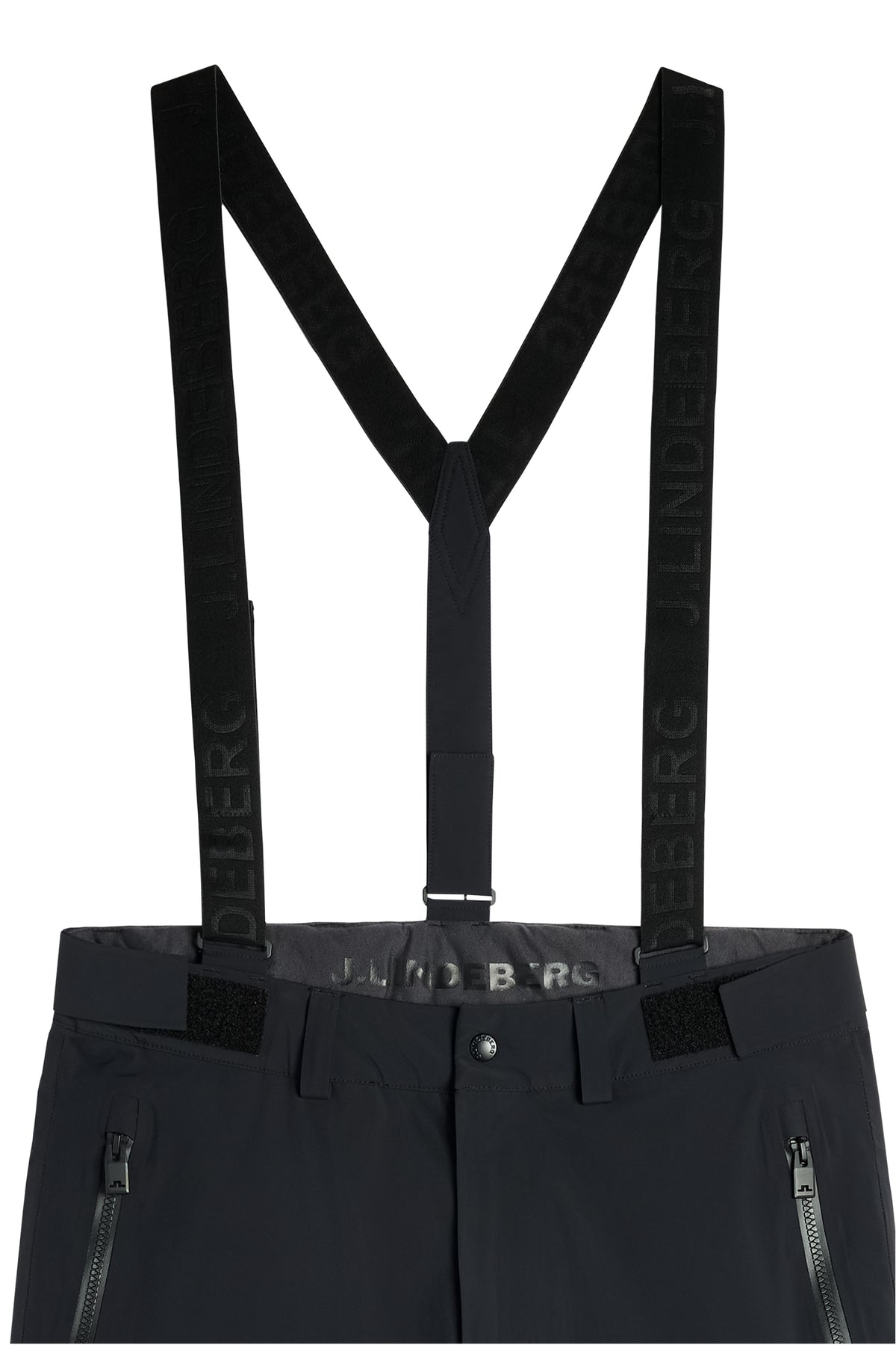 Crue Suspender Pant in Black by J.Lindeberg