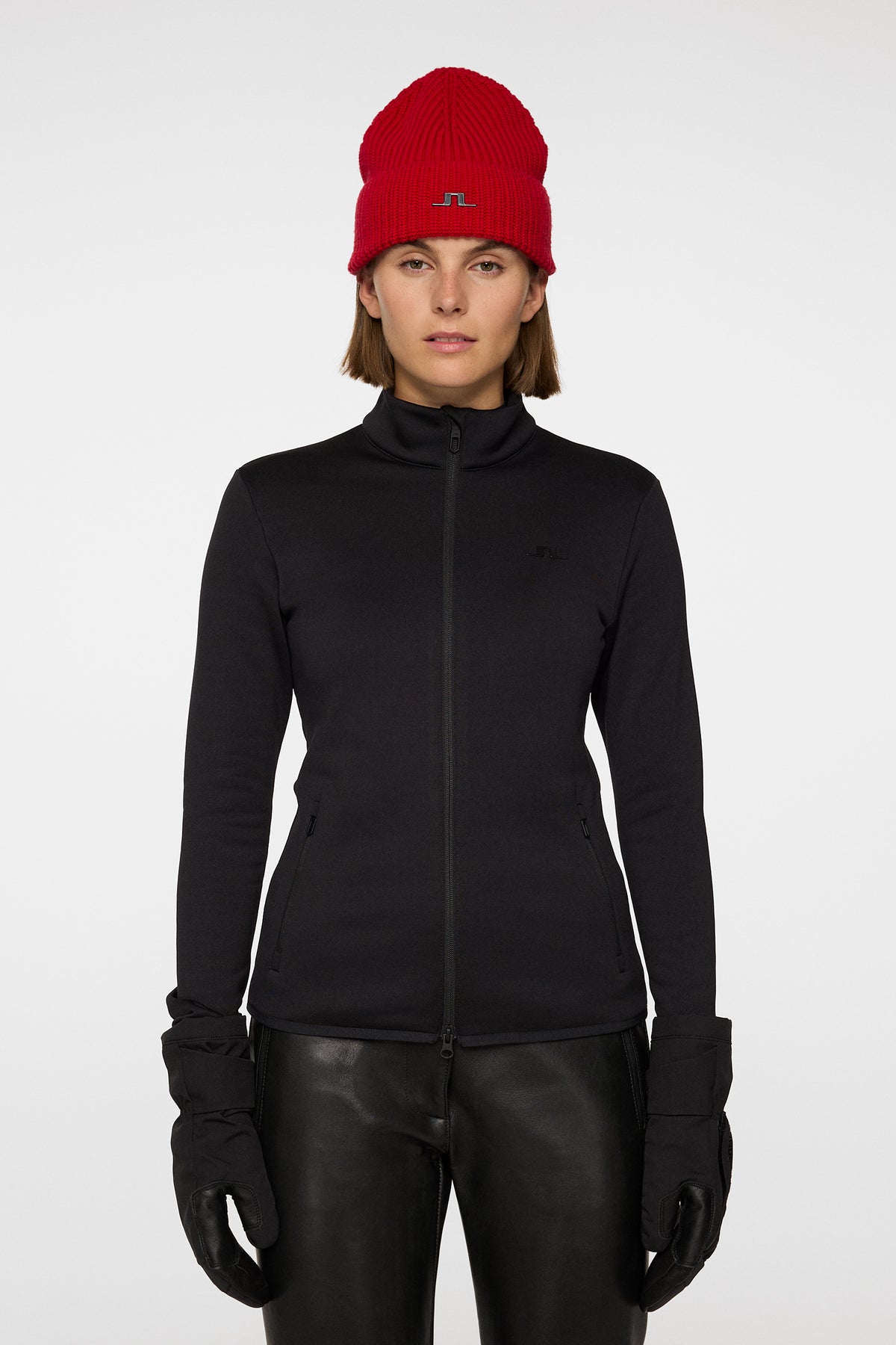 Milly Polartec Mid Layer in Black by J.Lindeberg
