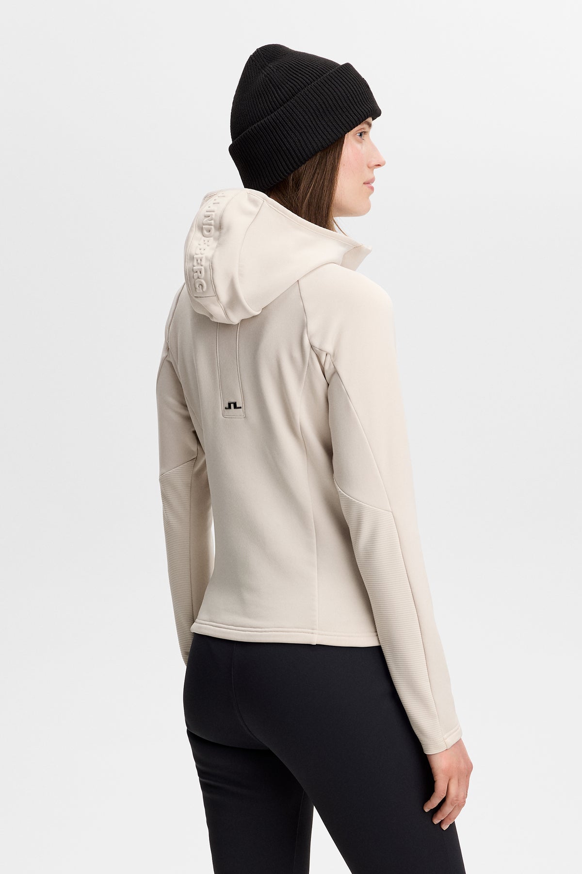 Portia Polartec Hood in Moonbeam by J.Lindeberg