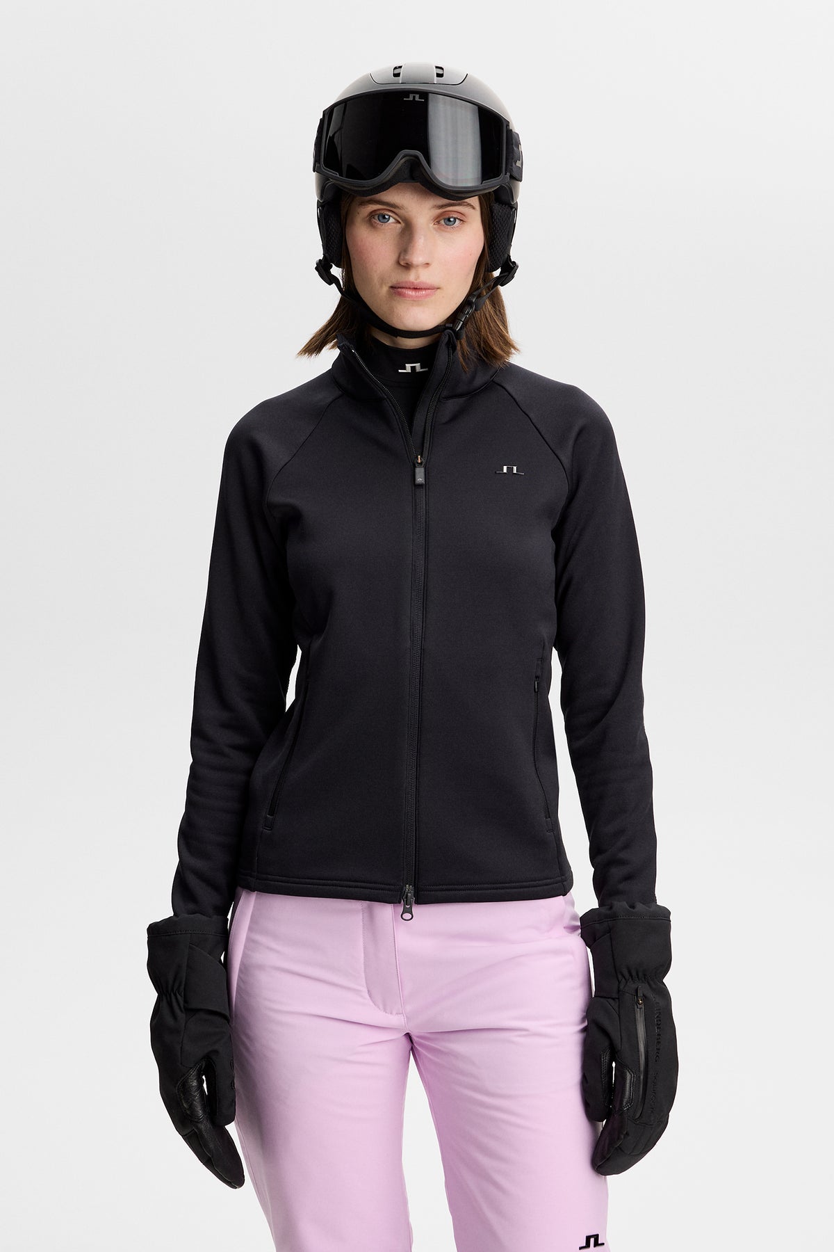 Portia Polartec Mid Layer in Black by J.Lindeberg