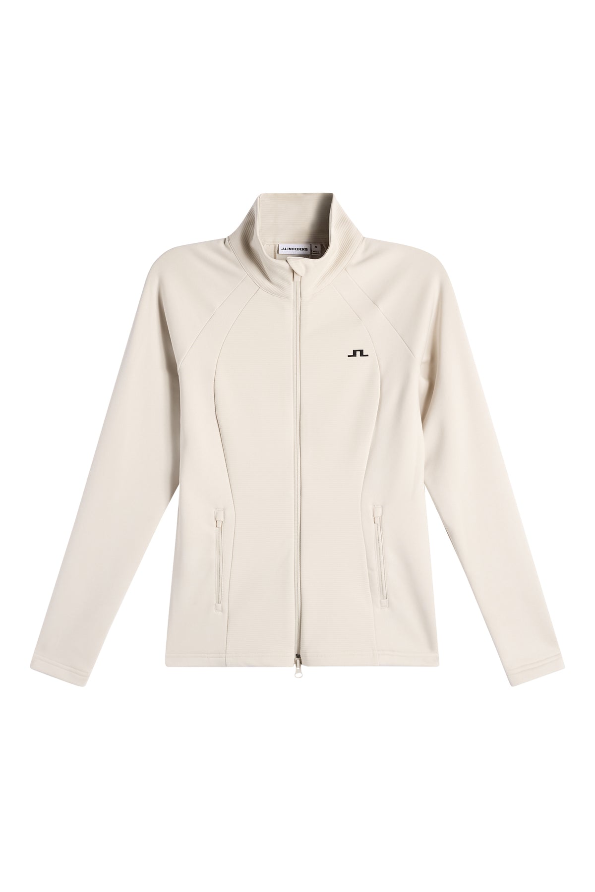 Mireya Full Zip Mid Layer in Moonbeam by J.Lindeberg