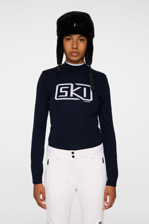 Miracle Knitted Sweater / JL Navy