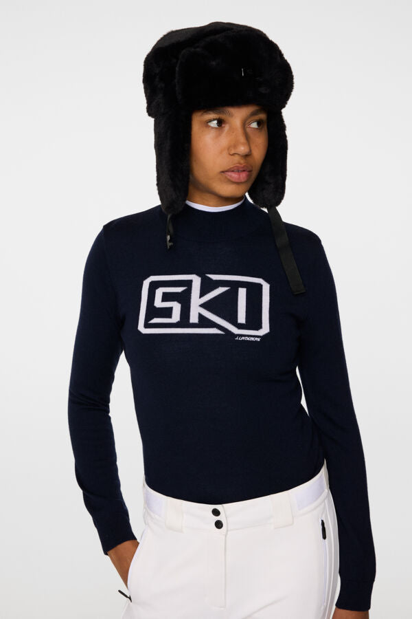 Miracle Knitted Sweater / JL Navy