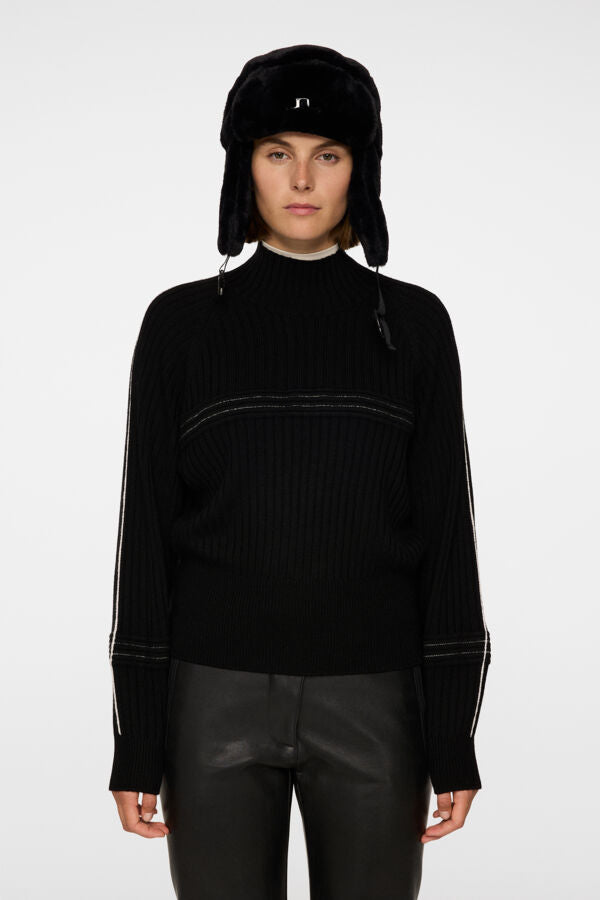 Nora Knitted Sweater / Black