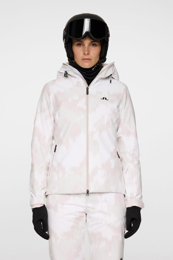 Starling Ski Jacket Printed / Warp Gray Lilac L