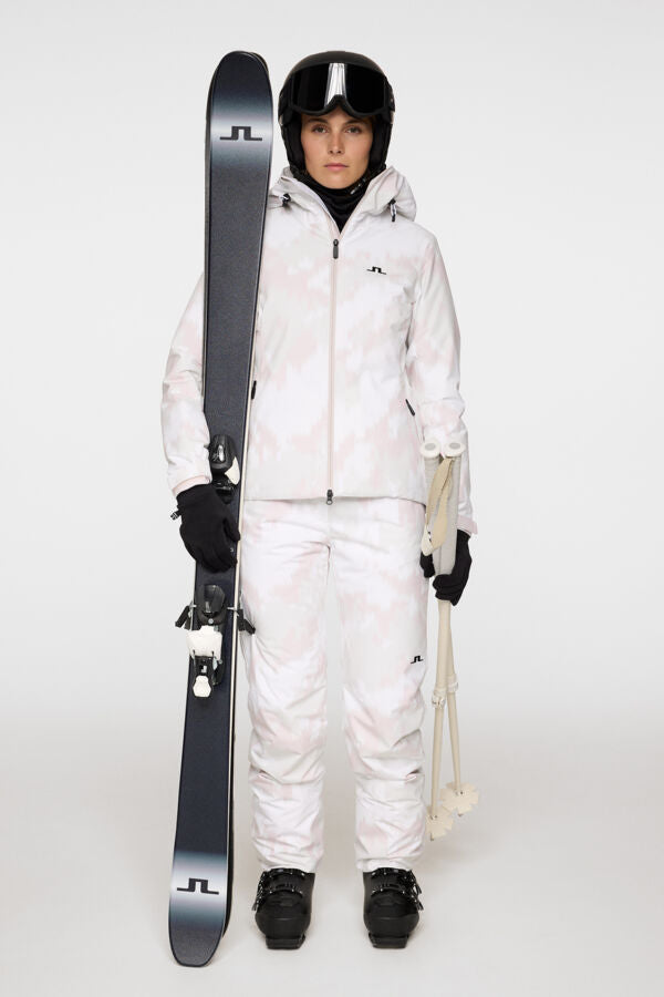Starling Ski Jacket Printed / Warp Gray Lilac L