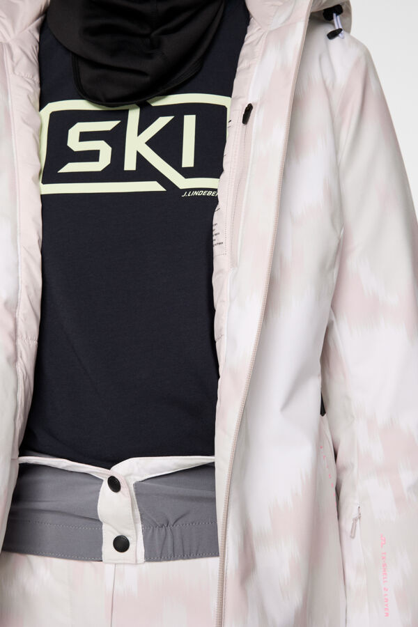 Starling Ski Jacket Printed / Warp Gray Lilac L