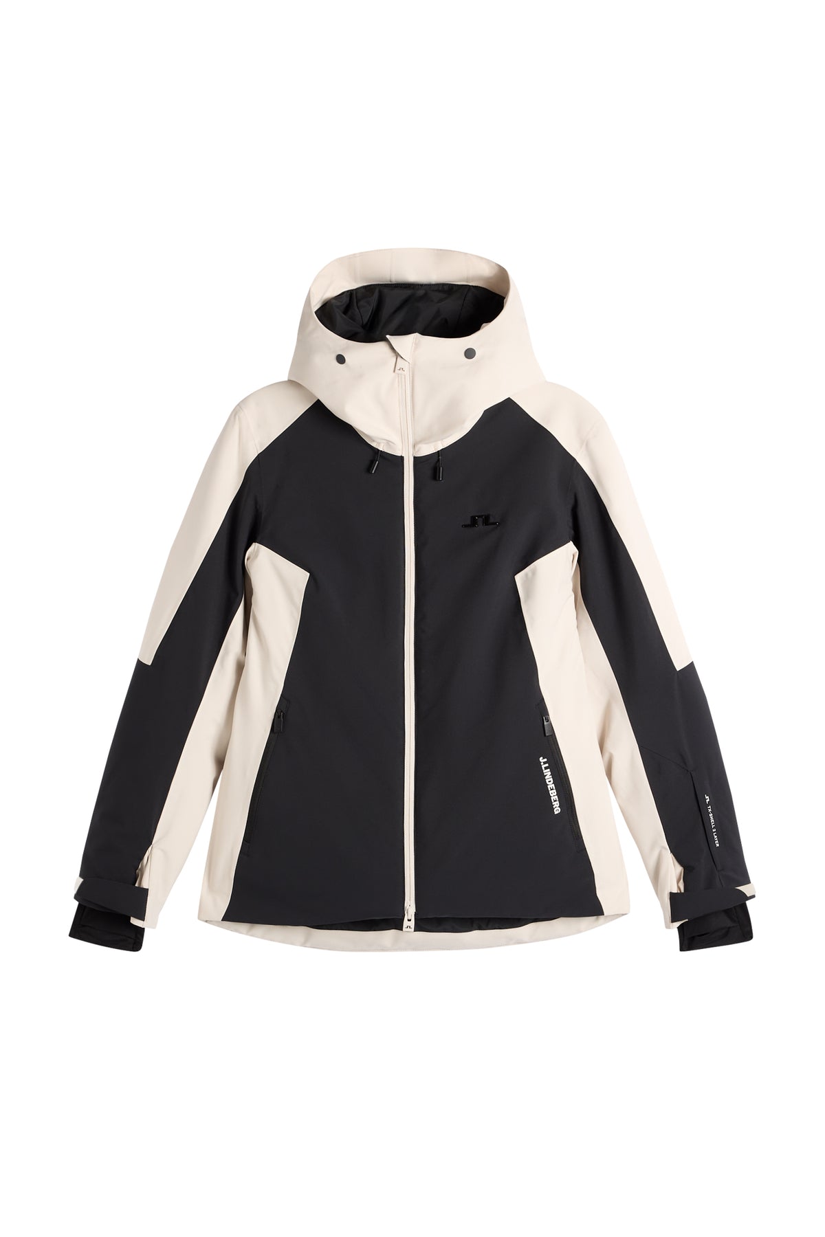 Lilia Blocked Jacket in Black by J.Lindeberg