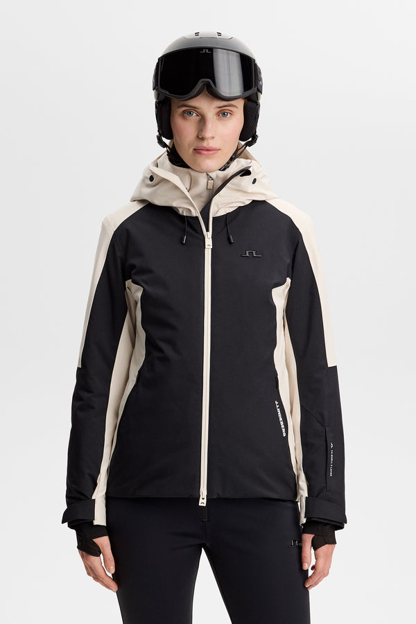 Lilia Blocked Jacket / Black