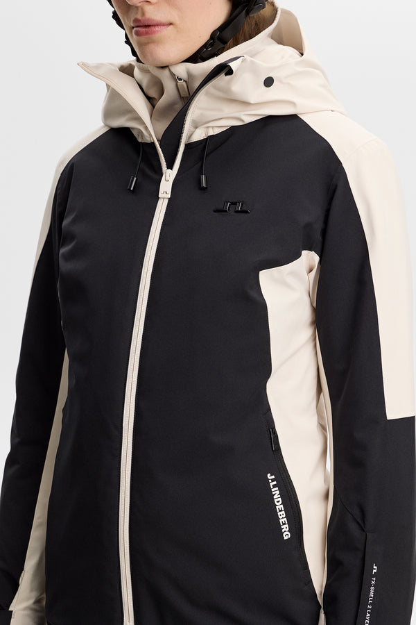 Lilia Blocked Jacket / Black