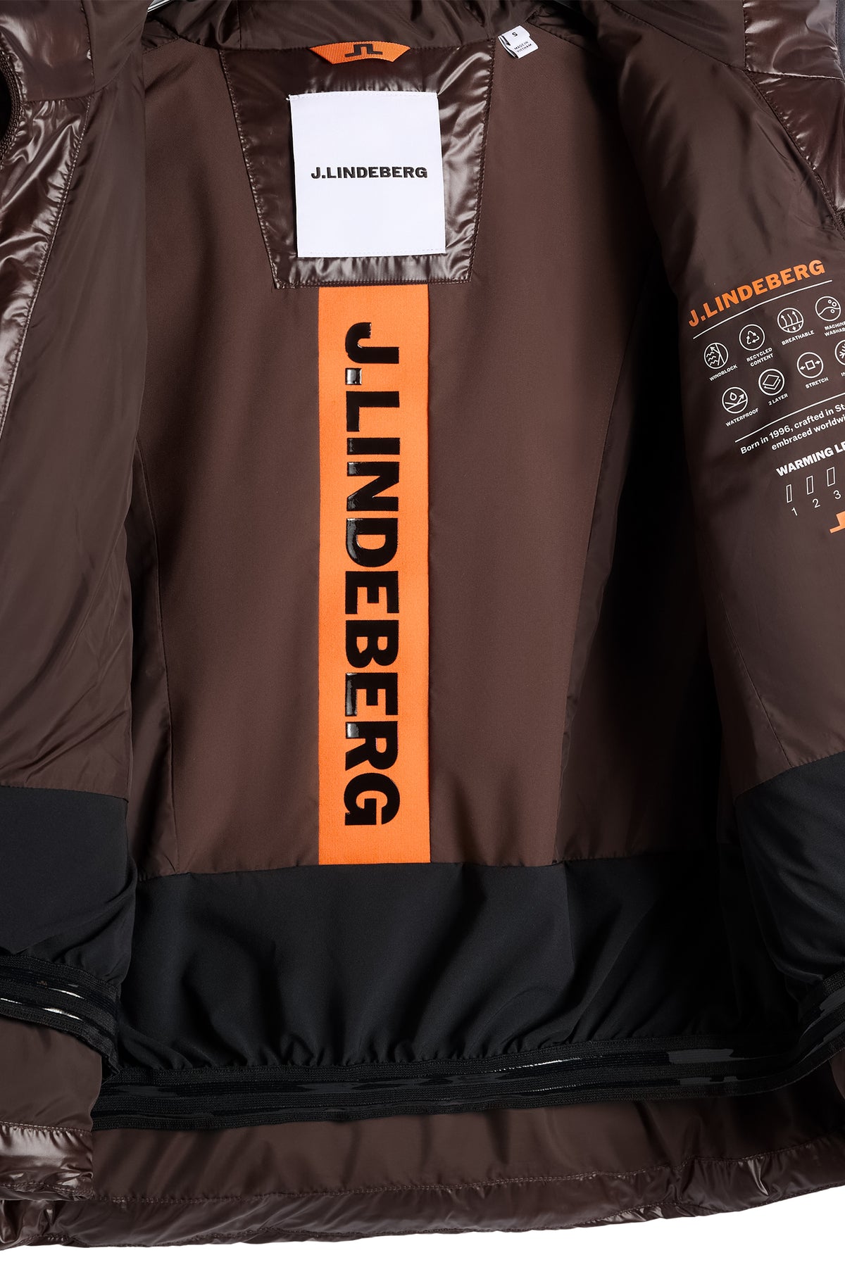 Nerina Down Jacket  in Seal Brown by J.Lindeberg