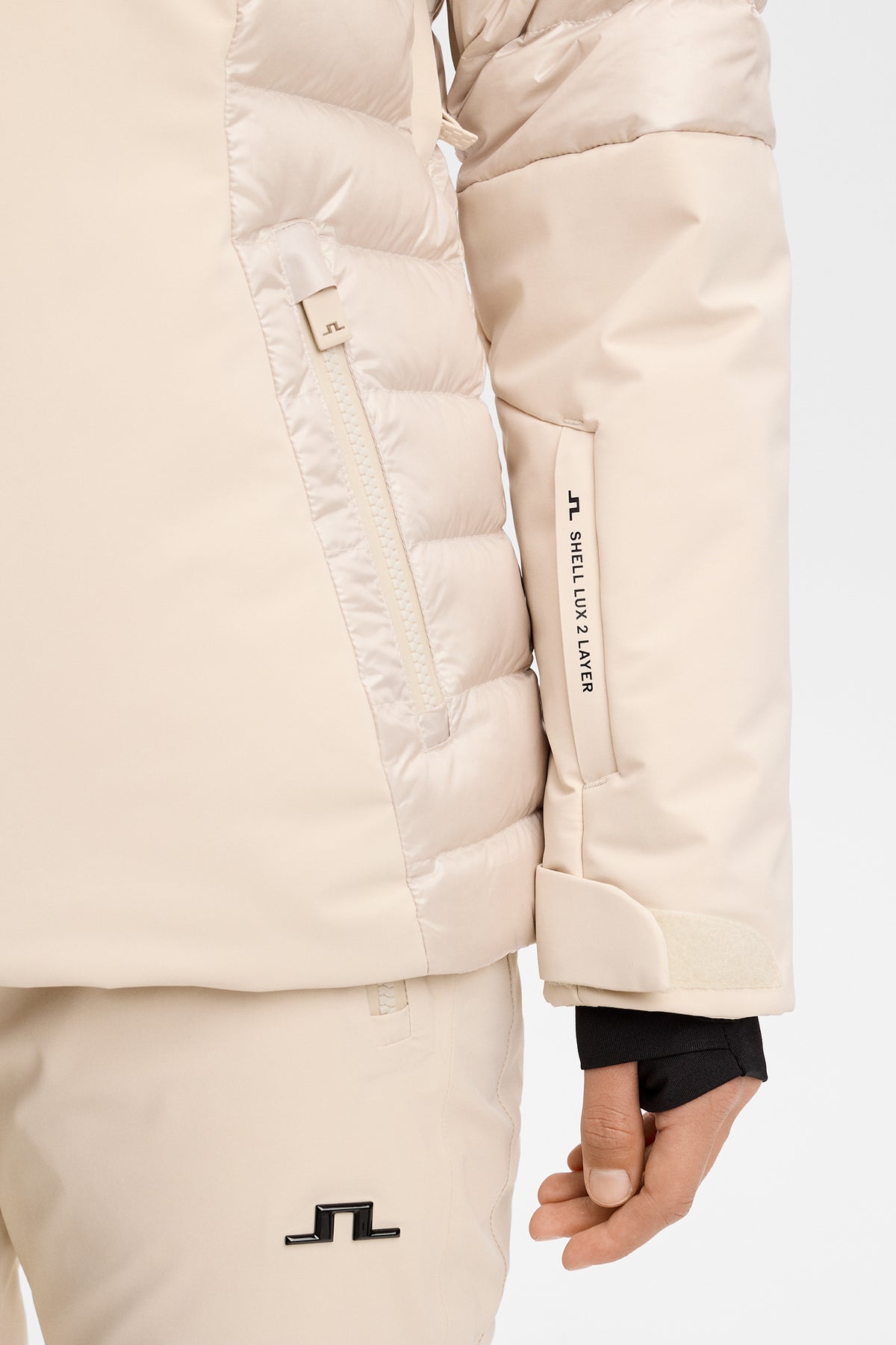 Maelle Down Jacket in Moonbeam by J.Lindeberg