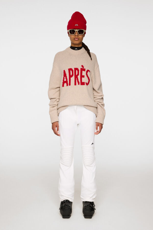 W Stanford Softshell Ski Pant / White