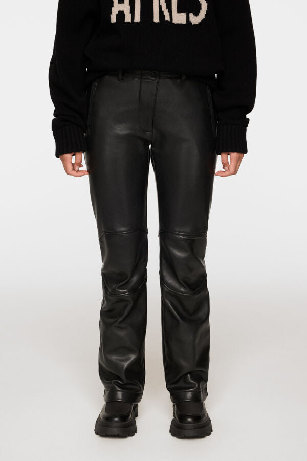 Nancy Leather Pant / Black