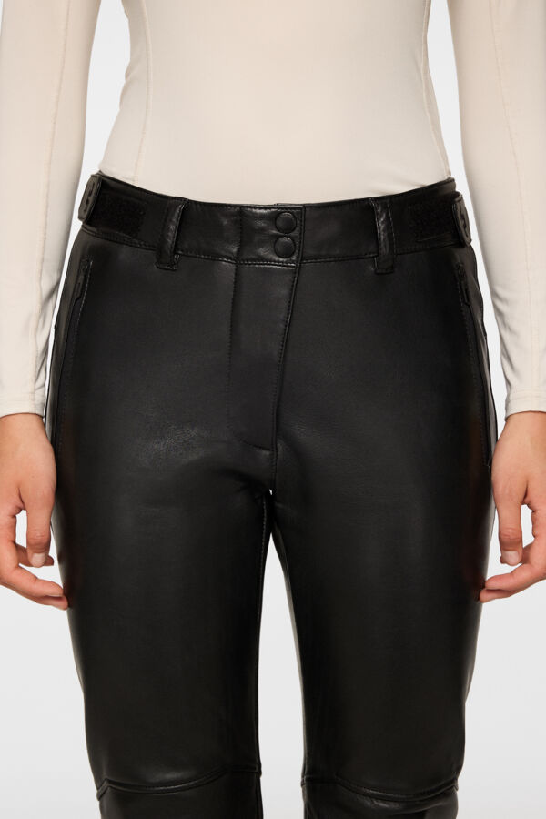 Nancy Leather Pant / Black