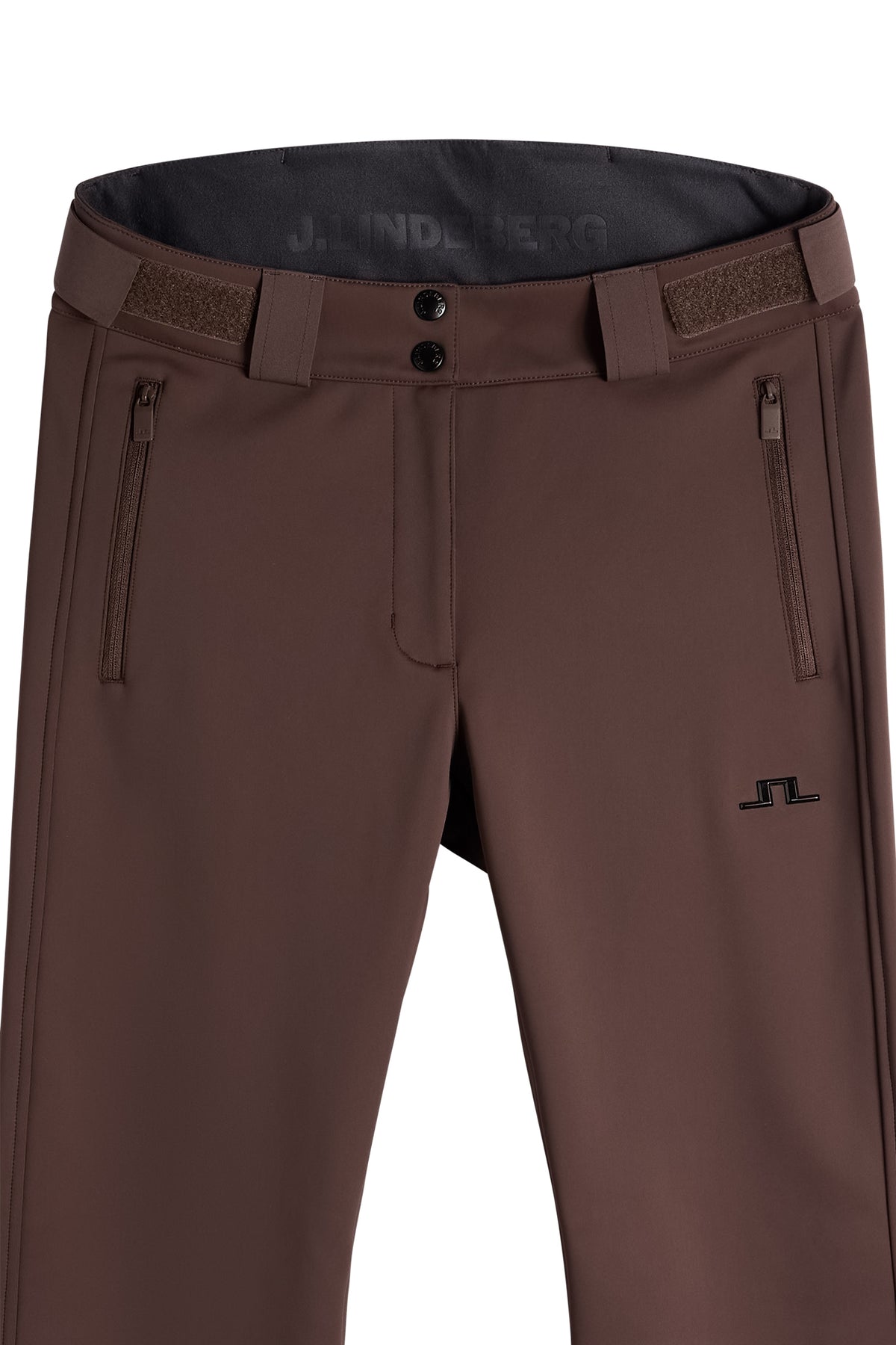 Stanford Softshell Ski Pant in Seal Brown by J.Lindeberg