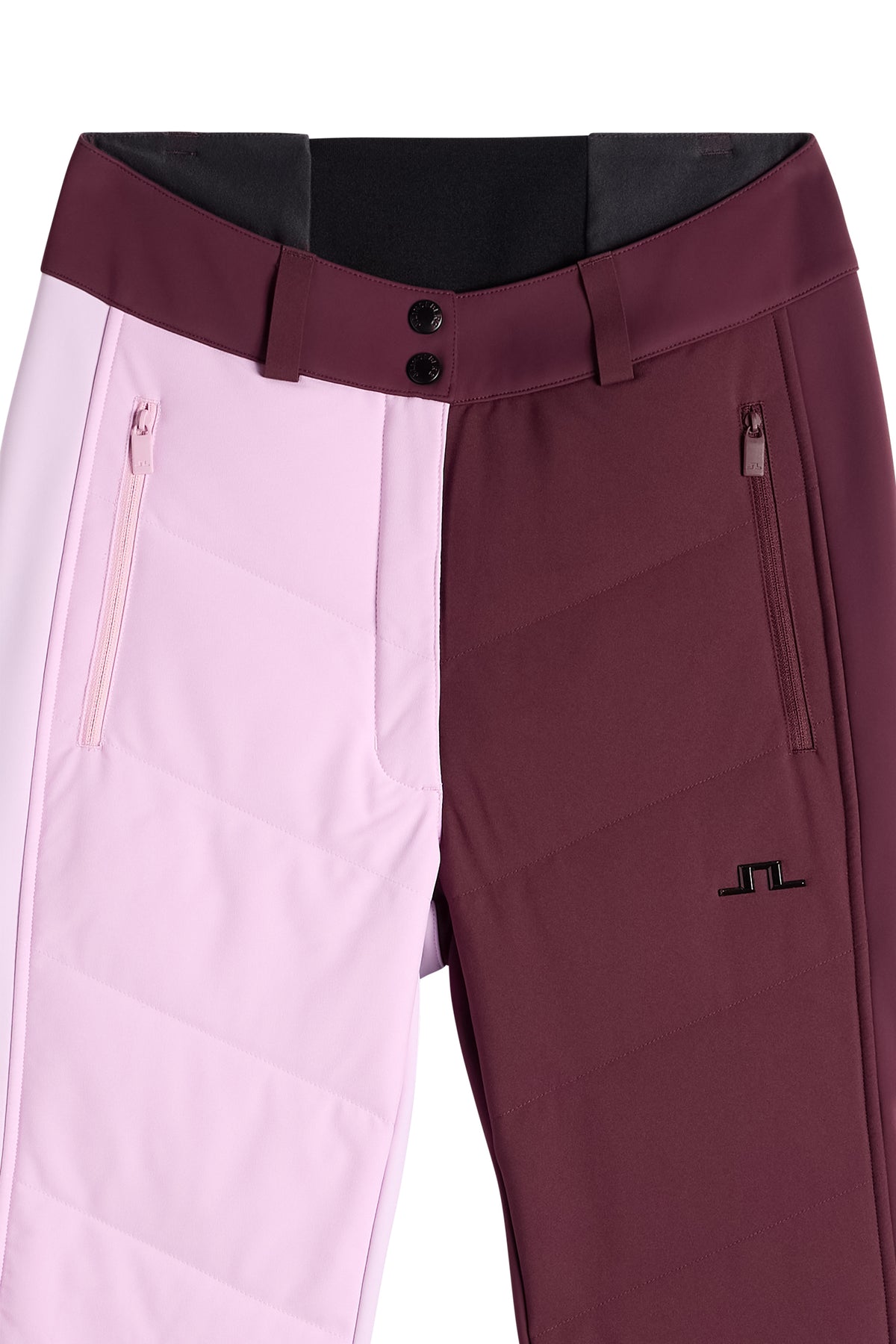 Yara Blocked Down Pant in Winetasting by J.Lindeberg