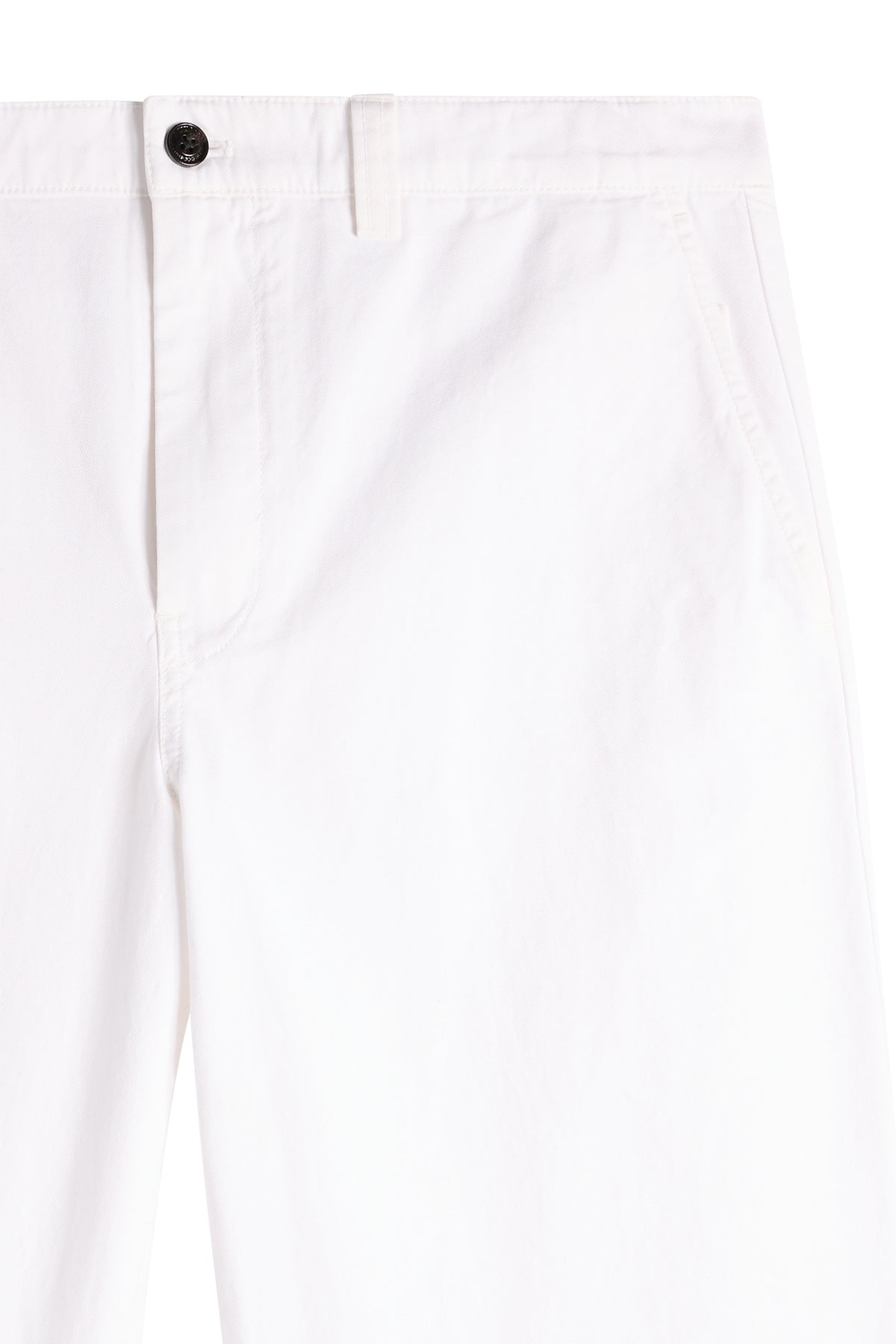 Devyn  Cotton Twill Pants / White