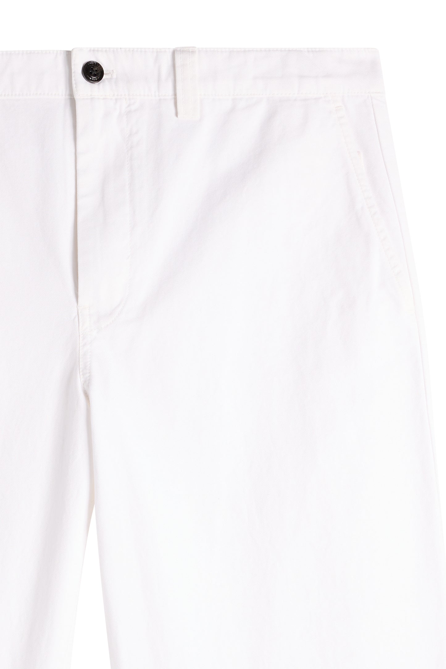 Devyn  Cotton Twill Pants / White