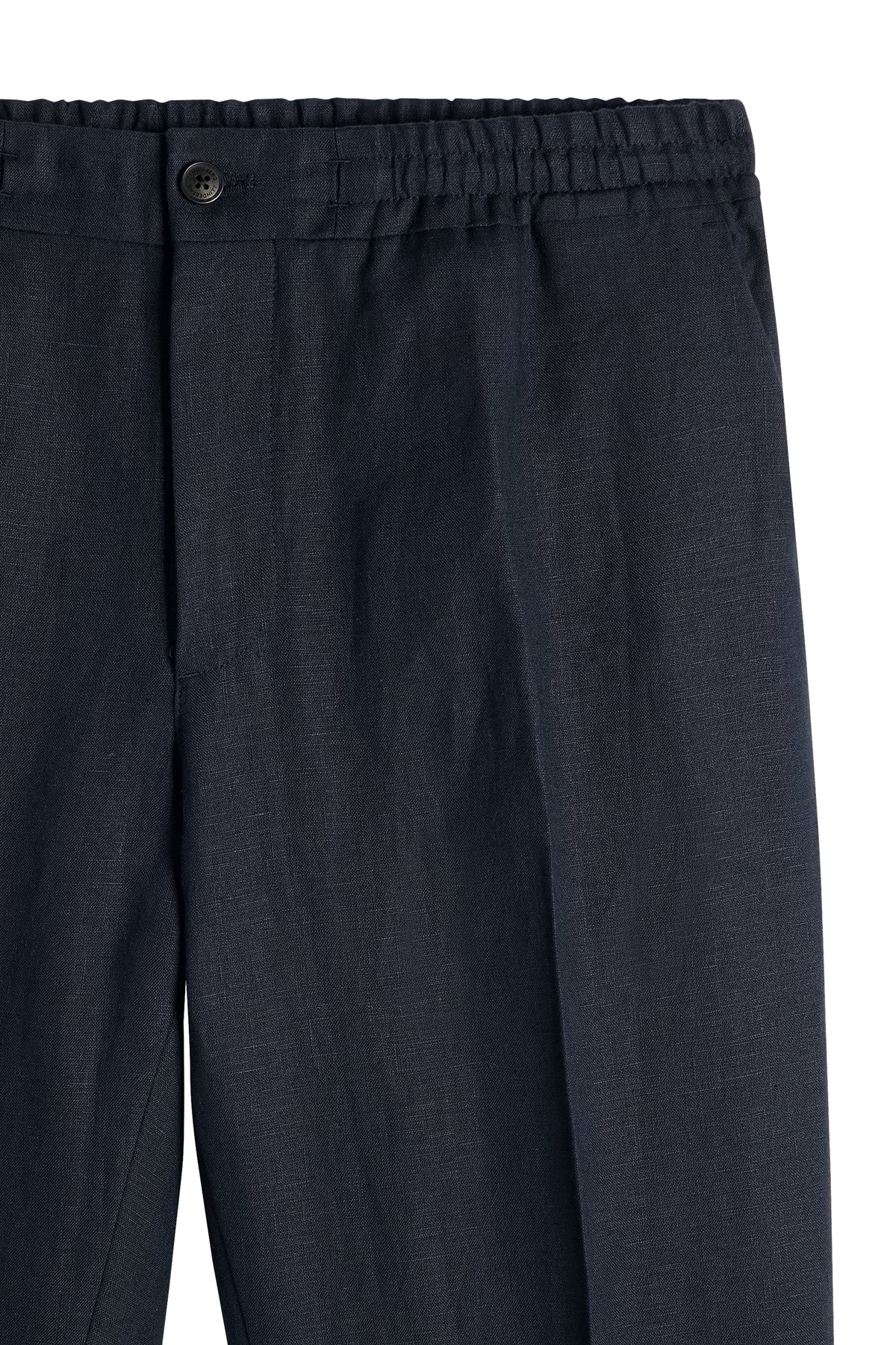 Soren Drape Linen Pants / JL Navy