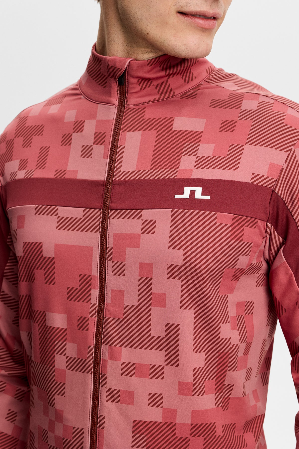 Bridger Tour Print Mid Layer / Tour 26 Tonal Pink L