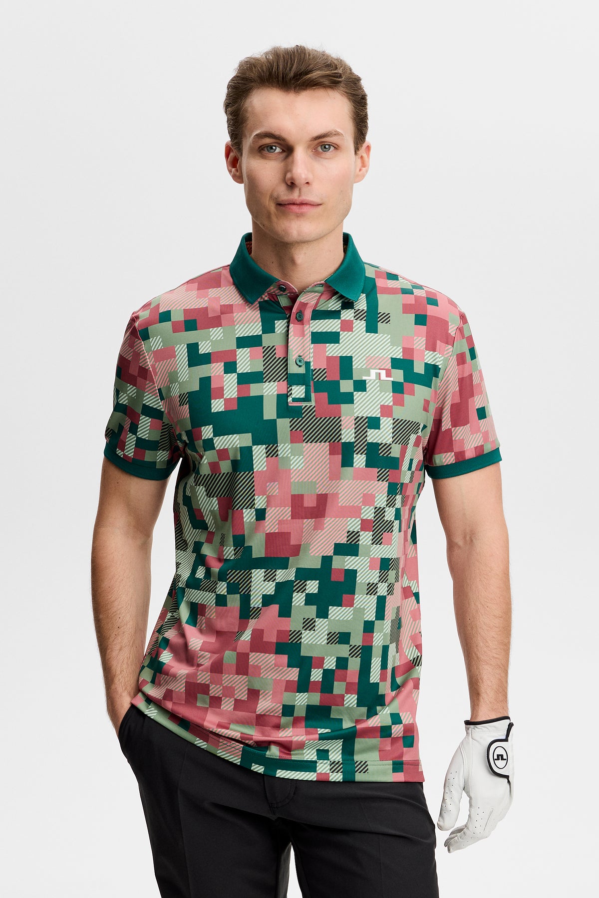 Bridger Tour Print Polo / Tour 26 Multi L