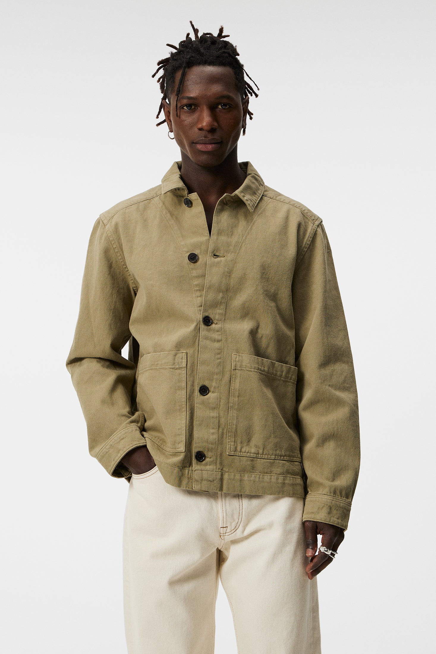 Lando Organic Cotton Twill Overshirt