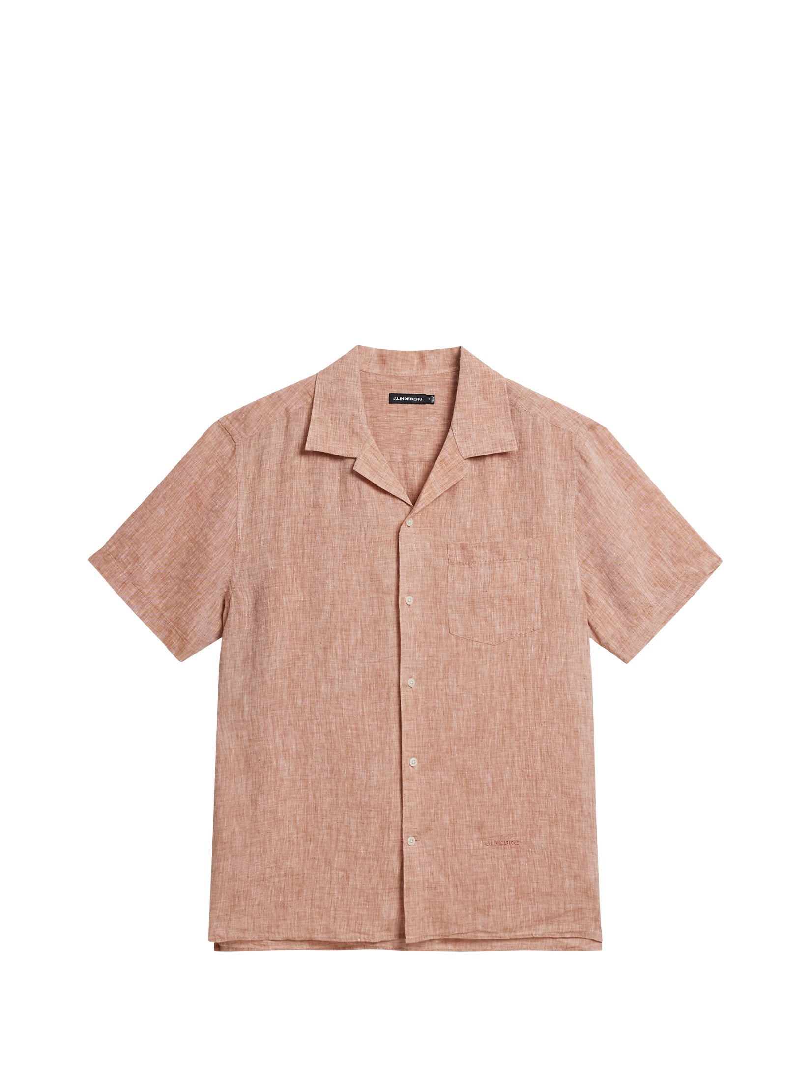 Linen Melange Short Sleeve Shirt