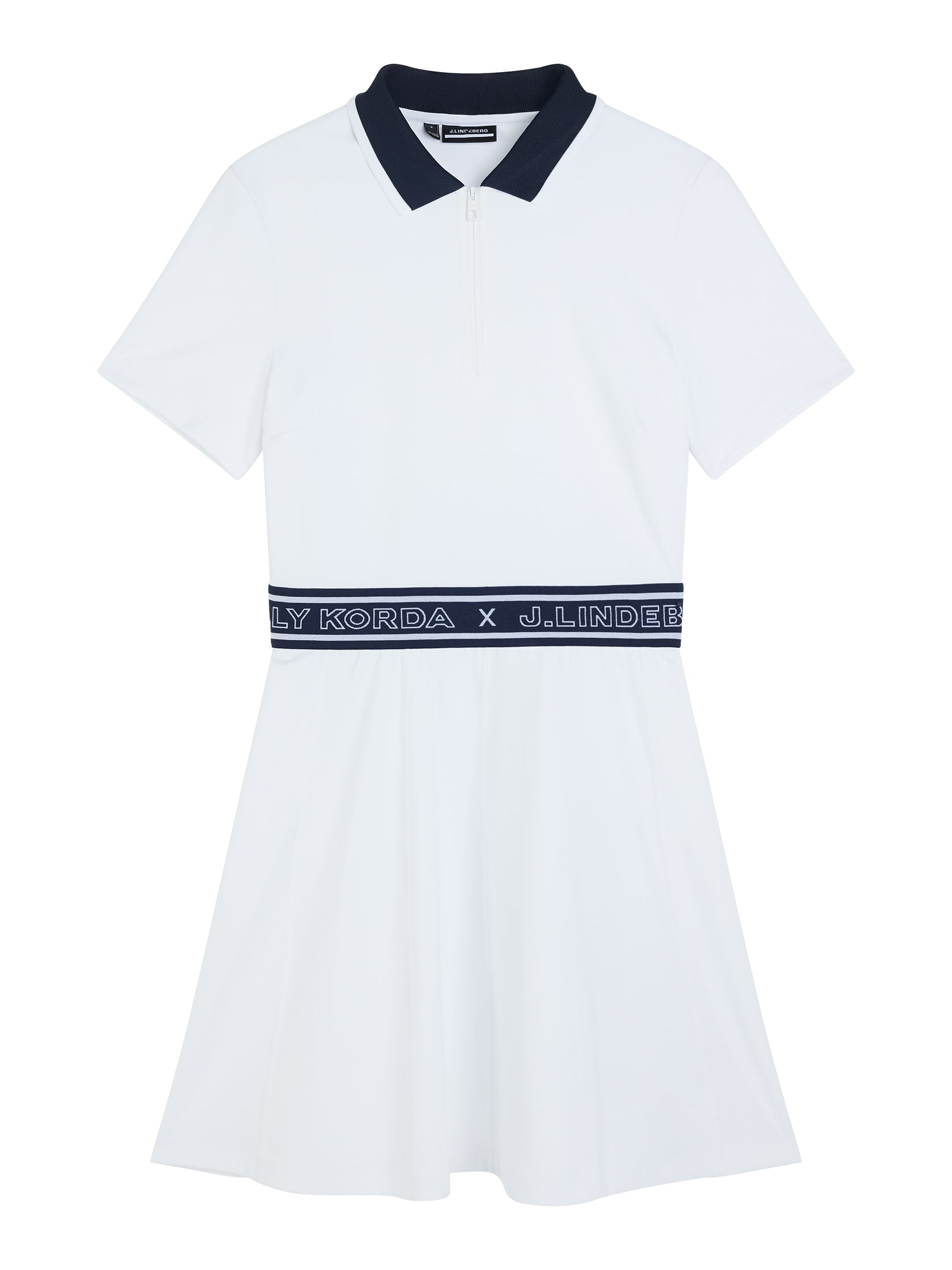 NK Golf Shirt Dress White