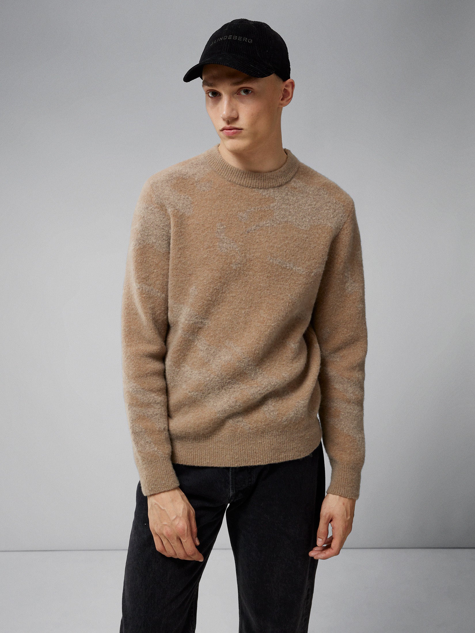 제이린드버그 J.LINDEBERG Alpaca Mix Knitted Sweater