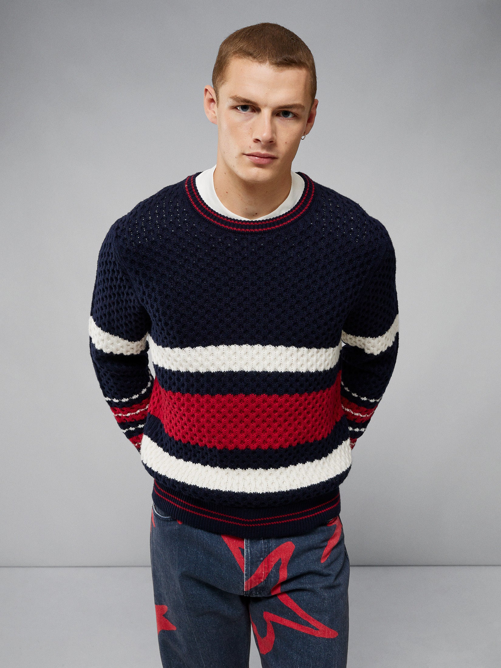 J.LINDEBERG Orion Color Block Sweater