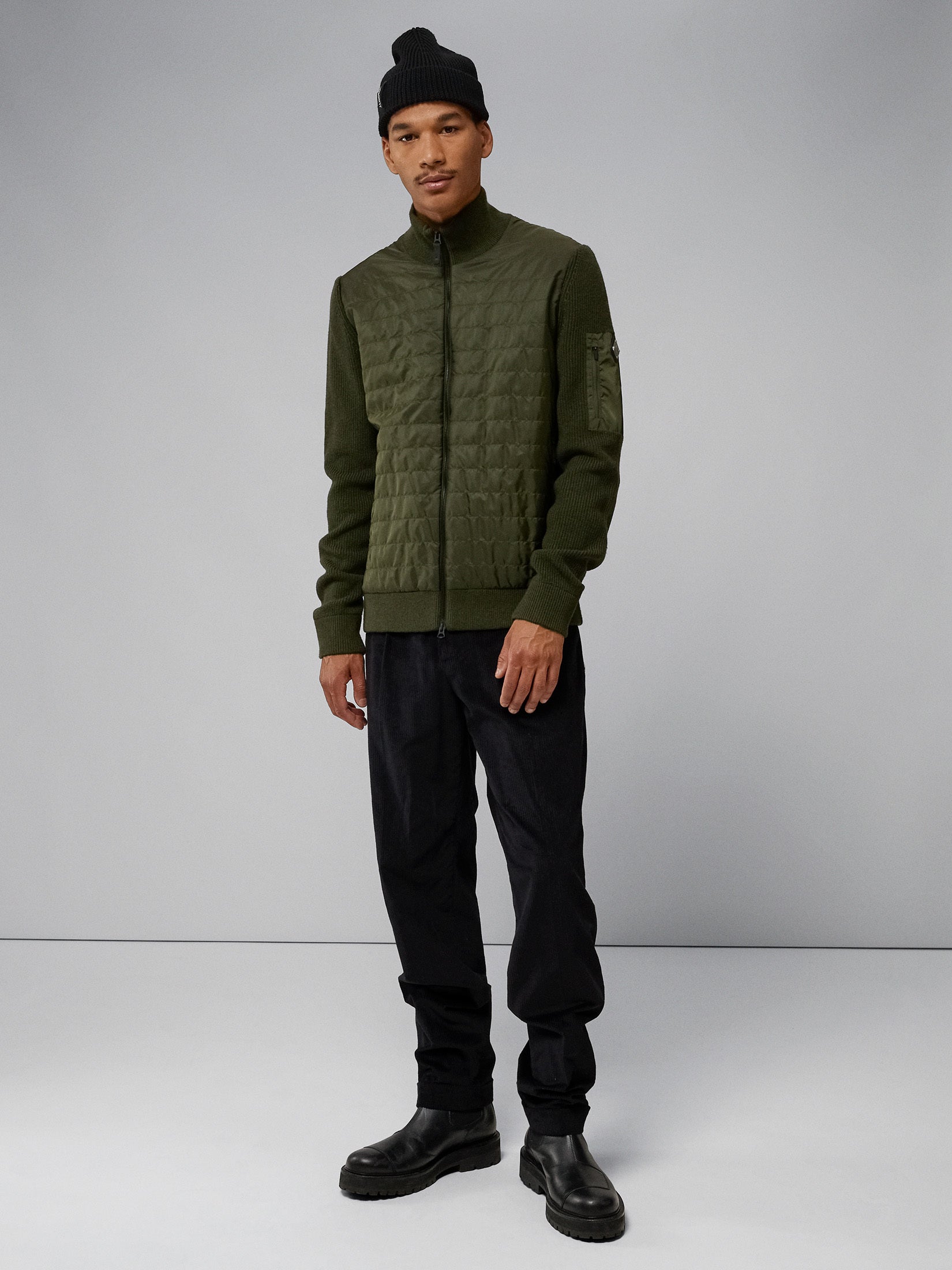 Beck Knitted Hybrid Jacket
