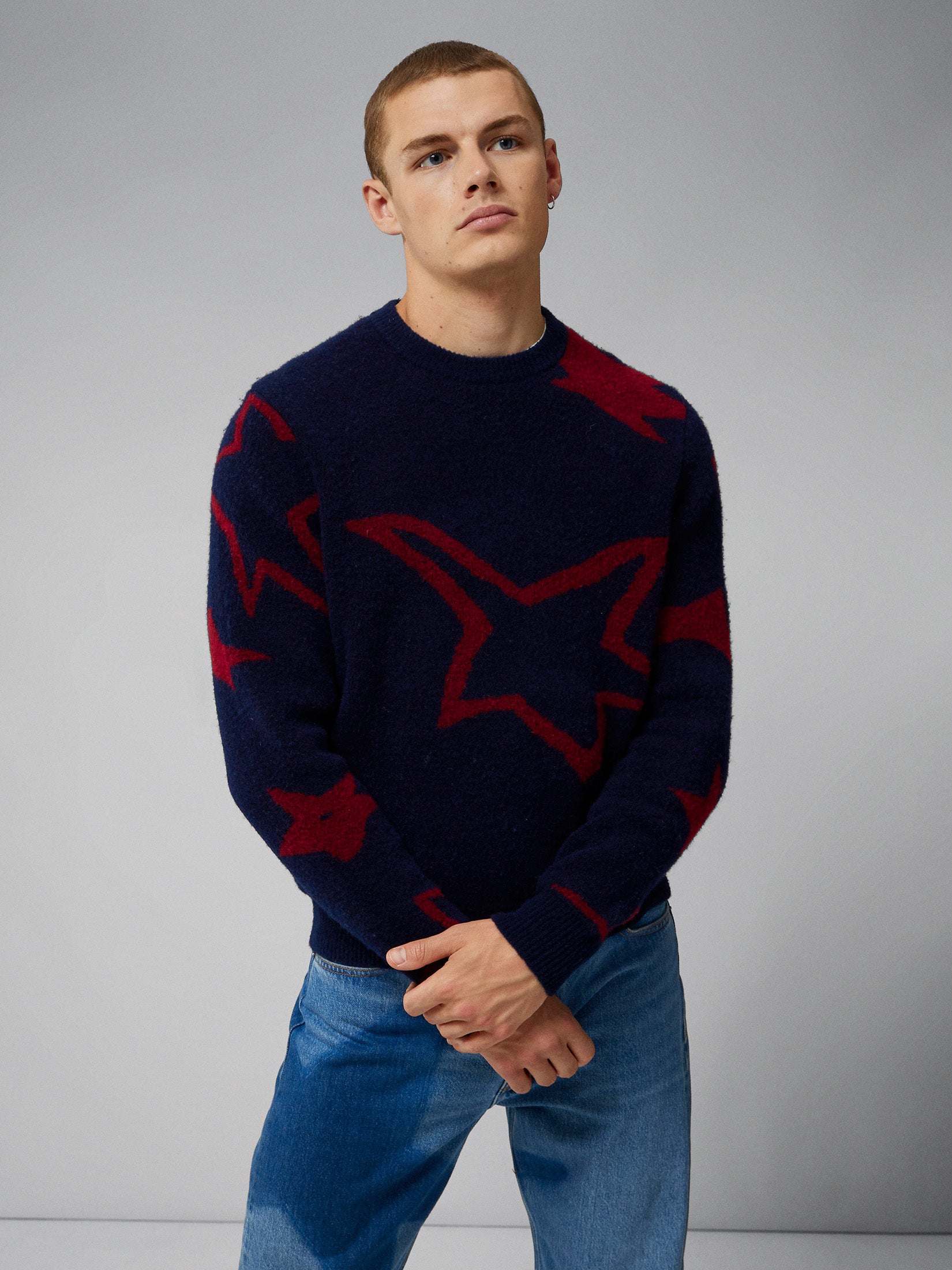 Glen Jacquard Sweater